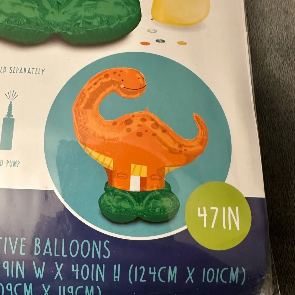 Anagram dinosaur balloons